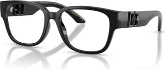 Dolce & Gabbana 49mm Square optical glasses in Black at Nordstrom