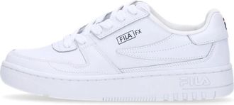 Fila Witte Lage Top Sneaker Leren Rubberen Zool - Heren - Sneakers - Wit - 46 EU - Schoenen