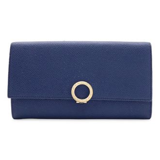 Bulgari Bvlgari Calf Leather Long Wallet