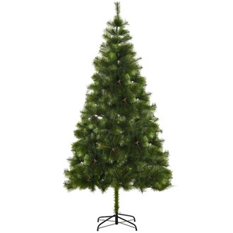 HOMCOM &Aacute;rbol de navidad 90x90x210 cm verde