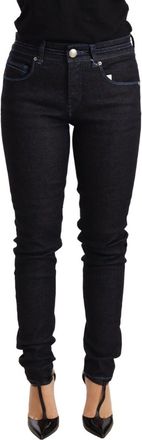 Acht Womens Skinny Jeans Dark Wash - Navy Cotton - Size 26 (Waist)