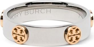 Tory Burch Icon Ring - Dames - Ringen - Grijs - 44 MM - Accessoires