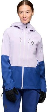 Black Diamond Recon Lt Shell Jacket - Womens in Soft Lilac/twilight Blue at Nordstrom, Size X-Small