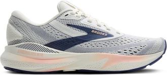 Brooks Womens Adrenaline GTS 24 - Running Shoes Grey/Blue Ribbon/Peach Size 10.5