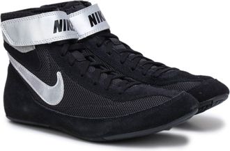 Nike Mens Speed Sweep VII Wrestling Shoes (Black/White/Black, 9 M US)
