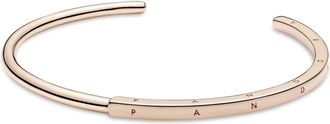 Pandora Womens Signature Open Bangle In Rosegold
