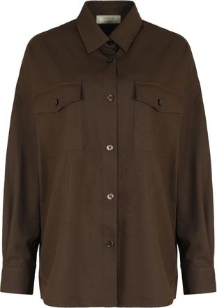 Max Mara Blouses & Shirts - Dames - Overhemden - Bruin - XS - Overhemden