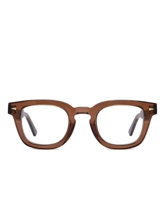 Ahlem Champdemars square glasses - unisex - Acetate - 46 - Brown