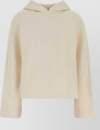 Max Mara cotton blend hooded sweatshirt