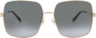 Jimmy Choo London Dark Grey Square Ladies Sunglasses LILI/S 02M2/9O 58