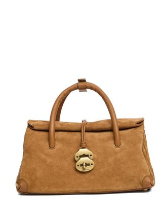 Zanellato Brown Dotta Small Satchel