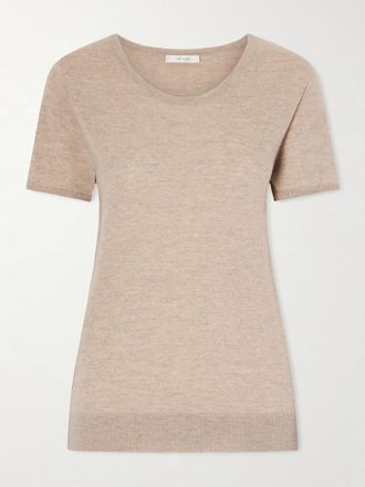 The Row T-shirt In Cashmere Nova - Neutri