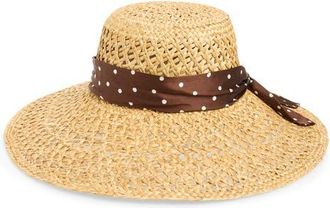 Rag & Bone Garden Straw Hat in Natural/Brown at Nordstrom, Size Medium