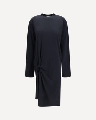 Balenciaga Twisted-knot cotton Dress Female M