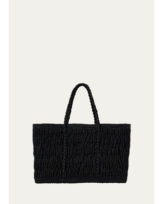 The Row Georgica Tote Bag in Woven Raffia