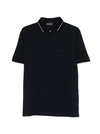 Emporio Armani Polo Emporio Armani de algod&oacute;n con logotipo
