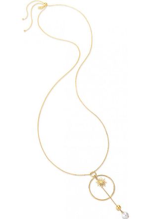 Folli Follie Womens 3N19S179YW Ladies Necklace - Gold Sterling Silver - One Size