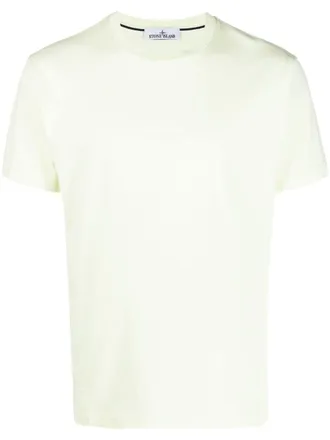 Stone Island T-shirt met logoprint - Groen