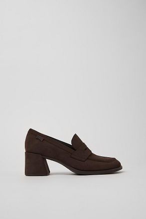 Camper Kora Nubuck Heeled Loafers