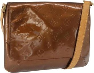Louis Vuitton Pre-owned Cross Body Bags, female, Brown, Size: ONE SIZE Pre-owned Leather Cross Body Bag