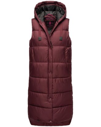 Marikoo Sayorii dames winterbodywarmer - lang, warm & met capuchon