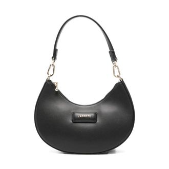 Lacoste Shoulder Bags, female, Black, Size: ONE SIZE Casual Shoulder Bag