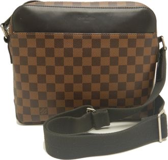 Louis Vuitton Brown Ebene Damier Canvas Shoulder Bag (Pre-Owned)