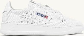 Autry MEDALIST EASEKNIT LOW SNEAKERS IN WHITE KNIT