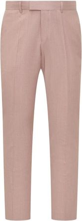 HUGO BOSS Genius Kostuumbroek - Heren - Nette broeken - Roze - L - Wol - Broeken