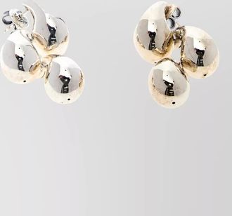 Bottega Veneta sterling silver drop earrings