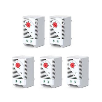 OEM 5 Reguladores De Temperatura Con Interruptor Mec&aacute;nico No Nc, Termostato Para Gabinete De 0-60 &deg;c Y Control De Humedad, Ca 250 V 10 A, Kto011