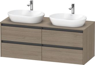 Duravit Duravit - Ketho.2 Mueble Bajo Lavabo, Recorte Para Lavabo En Ambos
