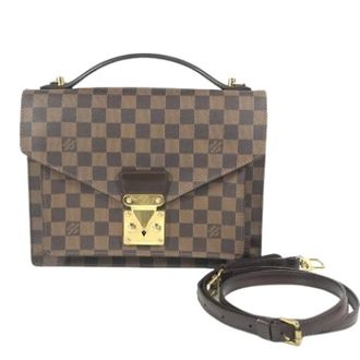 Louis Vuitton Pre-owned Damier Canvas Shoulder Bag - unisex - Louis Vuitton Vintage - Vintage Handbags - Brown - ONE SIZE - Pre-owned