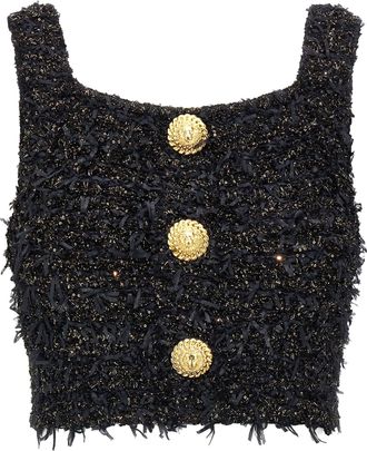 Balmain Lurex Tweed Top