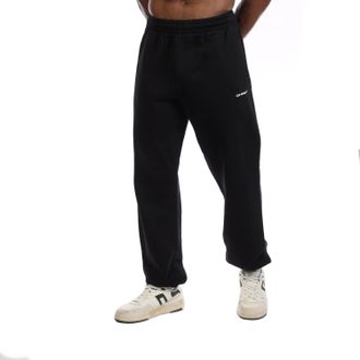 Off-white Mens Off White Wave Outline Diagonal Slim Sweatpants in Black-White Cotton - Size X-Small