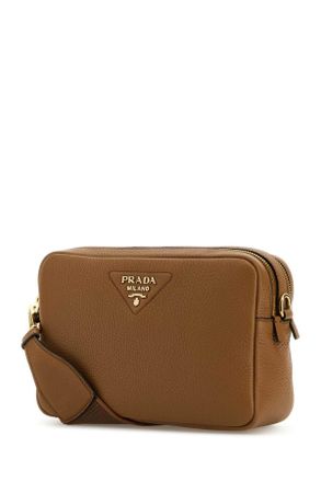 Prada Womens Caramel Leather Crossbody Bag 0 1 N + Oro Borse A Tracolla