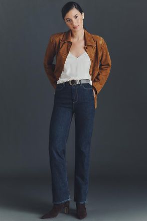 Paige Stevie High-Rise Straight-Leg Jeans
