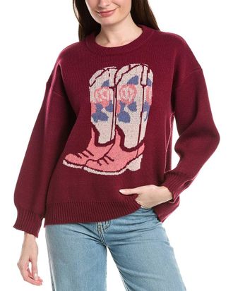 Girl Dangerous Girl Dangerous Cowboy Boots Sweater
