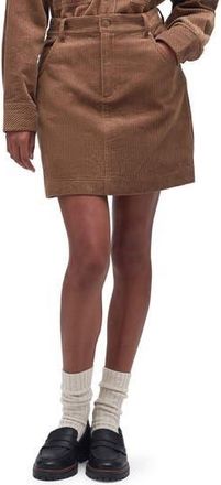 Barbour Oakfield Corduroy Skirt in Taupe at Nordstrom Rack, Size 10 Us / 14 Uk