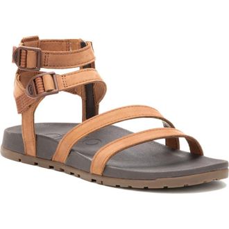 Chaco Lowdown Strappy High Sandal in Nutshell at Nordstrom, Size 11