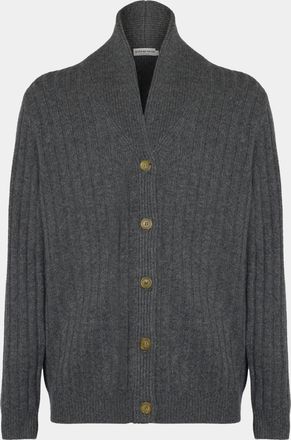 arch4 Denver Baby Goat Cashmere Stretch-Knit Cardigan Size: XL