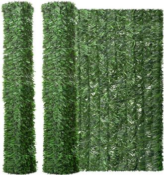 LOLAhome Set de 2 seto artificial verde de 1,5x3 m. Alta ocultaci&oacute;n