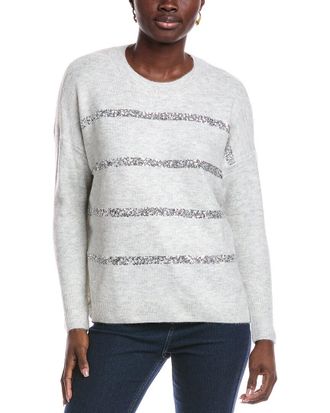 Vince Camuto Sequin Trim Sweater