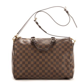 Louis Vuitton Pre-owned Womens Speedy Bandouliere 35 Handbag - Brown - One Size