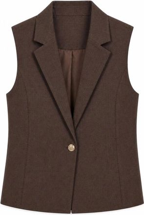 2-Biz Jassen, Dames, Bruin, 2Xl, Vesten