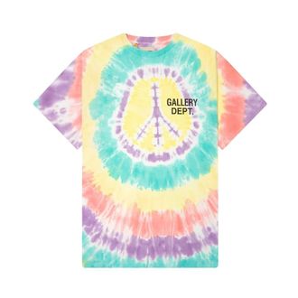 Gallery Dept. T-Shirts, male, Multicolor, Size: XL Peace Tie Dye Tee