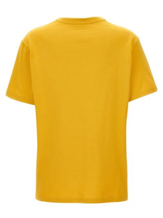 Etro Logo-Embroidered Cotton T-shirt - Yellow