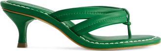 Bernardo Bernardo 1946 55 Miami strappy sandals - women - Calf Leather/Calf Leather/Calf Leather - 6.5 - Green