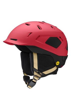 Smith Nexus Snow Helmet with MIPS in Matte Crimson/black at Nordstrom, Size Small