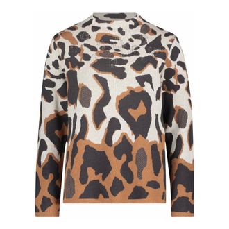 Betty Barclay Ronde hals gebreid - Dames - Truien - Veelkleurig - Maat: 2XL Viscose